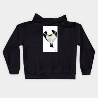 Male Orca Fluke Kids Hoodie